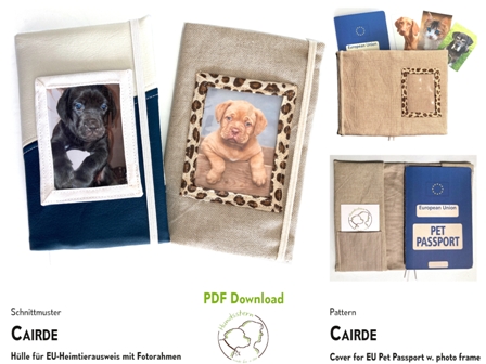 CAIRDE cover for pet passport