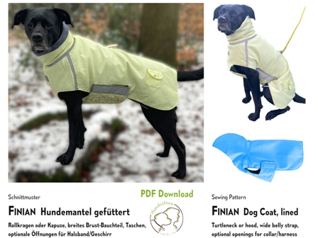 FINIAN Hundemantel gefüttert