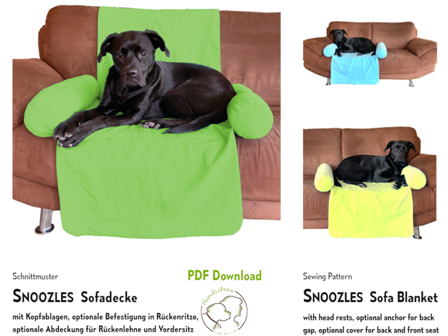 SNOOZLES Sofa Blanket, Couch Blanket